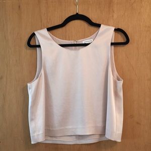 Club Monaco blush satin top